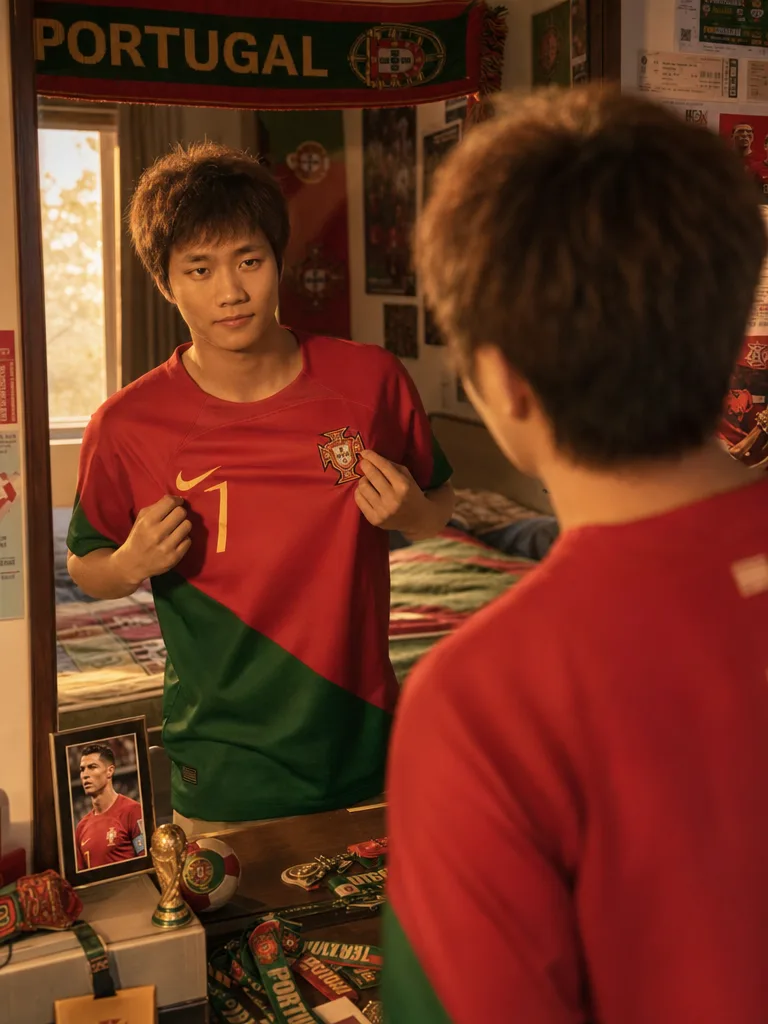 Portugal-inspired AI soccer fan hero image image