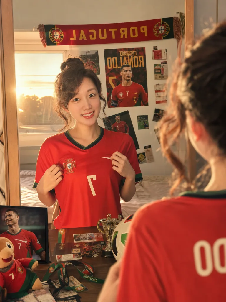 Portugal-inspired AI soccer fan hero image image